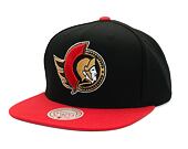 Kšiltovka Mitchell & Ness - Team 2 Tone 2.0 Snapback - Ottawa Senators - Black/Red