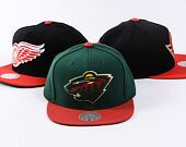 Kšiltovka Mitchell & Ness - Team 2 Tone 2.0 Snapback - Minnesota Wild - Green/Red