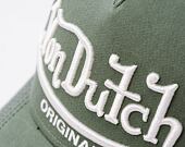 Kšiltovka Von Dutch - Trucker Riverside - Cotton Twill Green