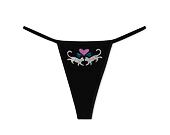 Dámské Kalhotky Rip N Dip - Hyaena Thong (Black)