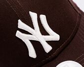 Dámská Kšiltovka New Era - 9FORTY Womens MLB League Essential - NY Yankees - Dark Brown / Off White