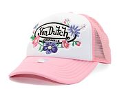 Kšiltovka Von Dutch - Trucker Flora - Caps - Polyester Foam - Pink