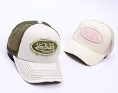 Kšiltovka Von Dutch - Trucker Kalmar - Caps - Cot Twill - White/ Green