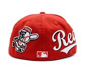 Kšiltovka New Era - MLB Image Drop - All Over Print 59FIFTY - Cincinnati Reds - Scarlet