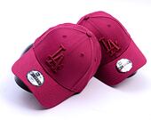 Dětská Kšiltovka New Era - MLB Metallic 9FORTY - LA Dodgers - Burgundy