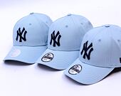 Dětská Kšiltovka New Era - MLB Metallic 9FORTY - NY Yankees - Pastel Blue