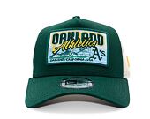 Kšiltovka New Era - MLB City Patch 9FORTY Trucker - Oakland Athletics - Dark Green