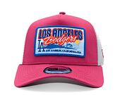 Kšiltovka New Era - MLB Patch 9FORTY Trucker - LA Dodgers - Burgundy