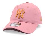 Kšiltovka New Era - MLB Essential 9TWENTY - NY Yankees - Pink / Ochre