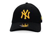 Kšiltovka New Era - MLB Essential 39THIRTY - NY Yankees - Black / Grilled Yellow