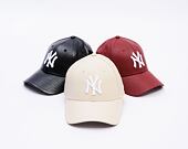 Dámská Kšiltovka New Era - MLB Crinkled PU 9FORTY - NY Yankees - Stone