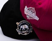 Kšiltovka New Era - MLB World Series 9FIFTY Original Fit - Atlanta Braves - Burgundy / Pink