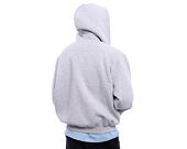 Mikina Karl Kani Chest Signature Essential Os Zip Hoodie ash grey