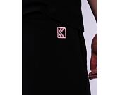 Kraťasy Karl Kani - Kani Tag Sweatshorts - black/rose