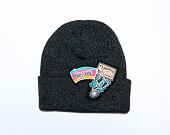 Mitchell & Ness XL LOGO PATCH KNIT HWC San Antonio Spurs Black Winter Beanie