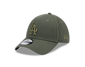 Kšiltovka New Era 39THIRTY MLB League Essential Los Angeles Dodgers New Olive