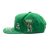 Kšiltovka Mitchell & Ness All Out Snapback NBA BOSTON CELTICS Green