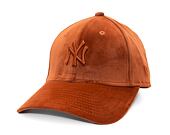 Dámská Kšiltovka New Era - 9FORTY Womens MLB Velour Midi - NY Yankees - Brown