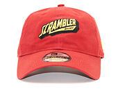 New Era 9TWENTY Ducati Scrambler Washed Scarlet Strapback Cap