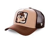 Dětská Kšiltovka Capslab Trucker - Looney Tunes - Taz - Brown YOUTH