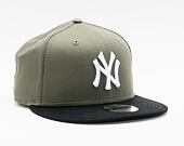 New Era 9FIFTY Color Block New York Yankees Snapback New Olive / Black Cap