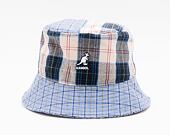 Kangol K5297 Plaid Mashup Bucket Mykonos Blue