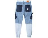 Karl Kani KK Og Block Denim Cargo Pants Blue