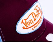 Von Dutch Boston Trucker Cotton Twill Purple/Lt.Blue Cap