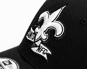 New Era 39THIRTY NFL22 Sideline New Orleans Saints Black / White Cap