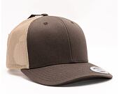 Yupoong Retro Trucker 2-Tone Brn/Khaki Cap