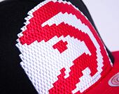 Mitchell & Ness 8 BIT XL SNAPBACK ATLANTA HAWKS Black Cap