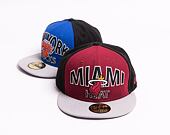 New Era 59FIFTY Word Ark Miami Heat Team Color Cap