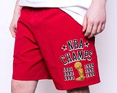 Kraťasy Mitchell & Ness Team Heritage Woven Short CHICAGO BULLS Scarlet