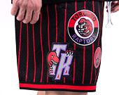 Kraťasy Mitchell & Ness NBA M&N CITY COLLECTION MESH SHORT RAPTORS Black / Red