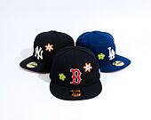 Kšiltovka New Era 59FIFTY MLB Floral Boston Red Sox Navy