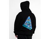 Mikina HUF Based Triple Triangle Hoodie Black