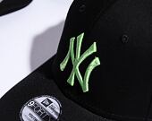 Dětská Kšiltovka New Era 9FORTY Kids MLB League Essential New York Yankees Black / Bright Green