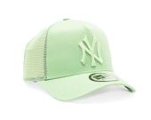 Dětská Kšiltovka New Era 9FORTY Kids A-Frame Trucker MLB Tonal Mesh New York Yankees Bright Green