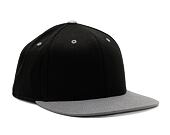 Kšiltovka Yupoong 110 Fitted Snapback Black / Grey