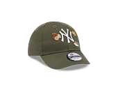 Dětská Kšiltovka New Era 9FORTY Kids MLB Outdoor New York Yankees New Olive / White