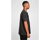 Triko Brandit Acid Washed Heavy Oversized Tee Black