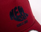 New Era 9FORTY Trucker Heritage Snapback Cardinal Cap