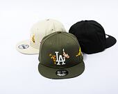 Kšiltovka New Era 9FIFTY MLB Koi Fish Los Angeles Dodgers New Olive / Optic White