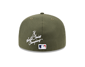 Kšiltovka New Era 59FIFTY MLB 5 Olive WS Los Angeles Dodgers New Olive / White