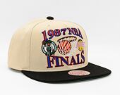 Kšiltovka Mitchell & Ness Nba Finals Remix Snapback Hwc Finals Lakers Vs. Celtics Off White