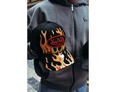 Kšiltovka Von Dutch Flame Trucker Managua - Cotton Twill - Black/Red