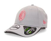 Kšiltovka New Era 9FORTY Seasonal Pop AC Milan - Grey / Lava Red