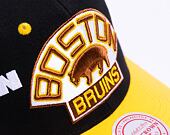 Kšiltovka Mitchell & Ness Overbite Pro Snapback Vntg Boston Bruins Black