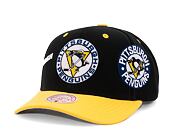 Kšiltovka Mitchell & Ness Overbite Pro Snapback Vntg Pittsburgh Penguins Black