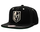 Kšiltovka Mitchell & Ness Contrast Natural Snapback Vegas Golden Knights Black